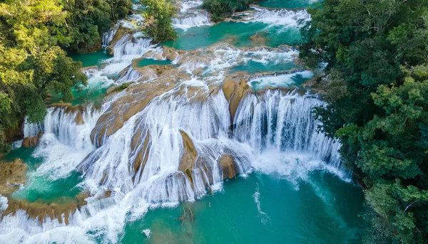 cascadas de agua azul chiapas